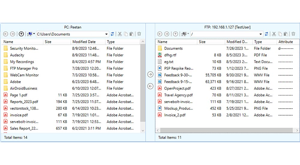 FTP Manager Lite – File Manager With an Explorer-style Interface