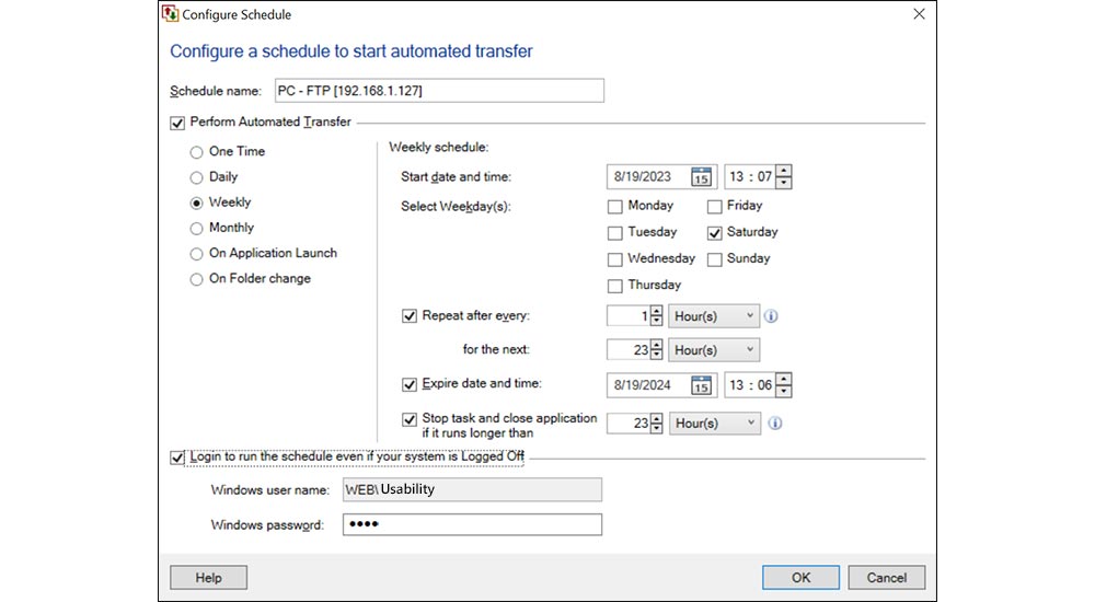 Auto FTP Manager – Create a Schedule For Automated File Transfers